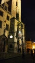 Old Town Hall Tower StaromÃâºstskÃÂ¡ radnice with the Prague Astronomical Clock Prague Orloj, PraÃÂ¾skÃÂ½ orloj in the facade, in Royalty Free Stock Photo